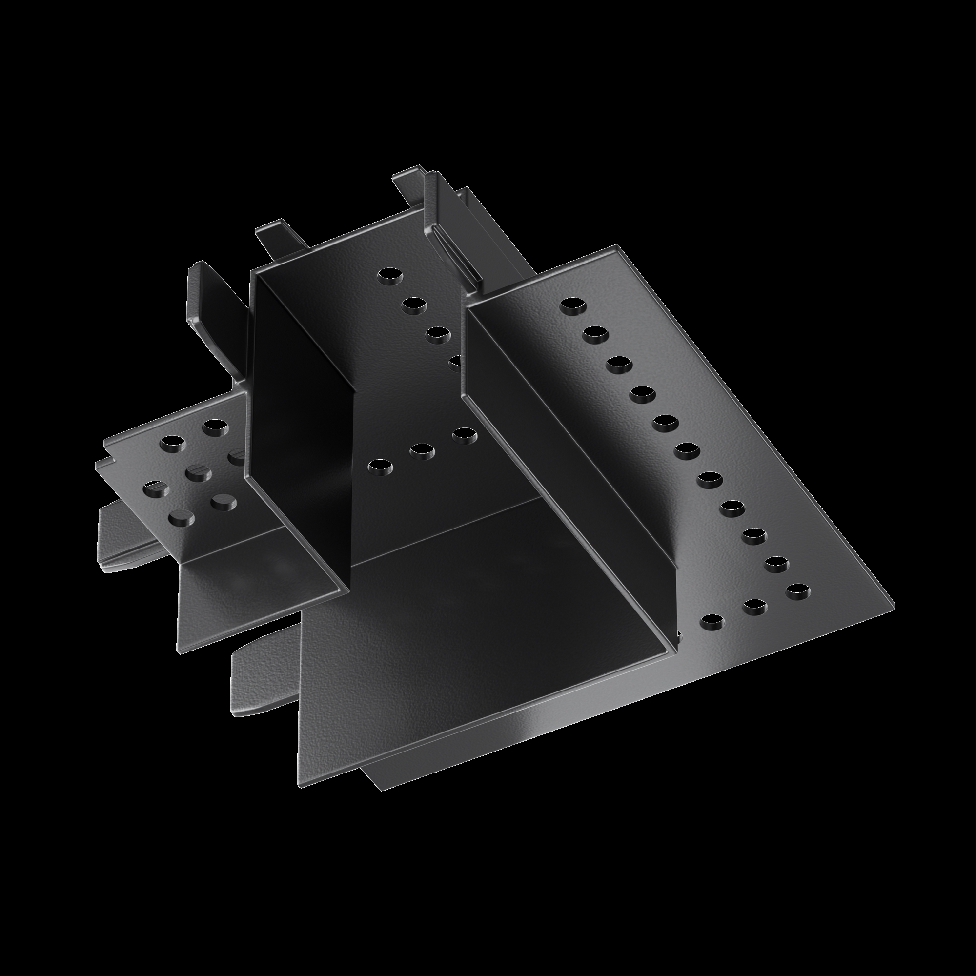 Коннектор угловой Radity встраиваемый черный Комплектующие для встраиваемой трековой системы Technical TRA084CL-12B — изображение 4