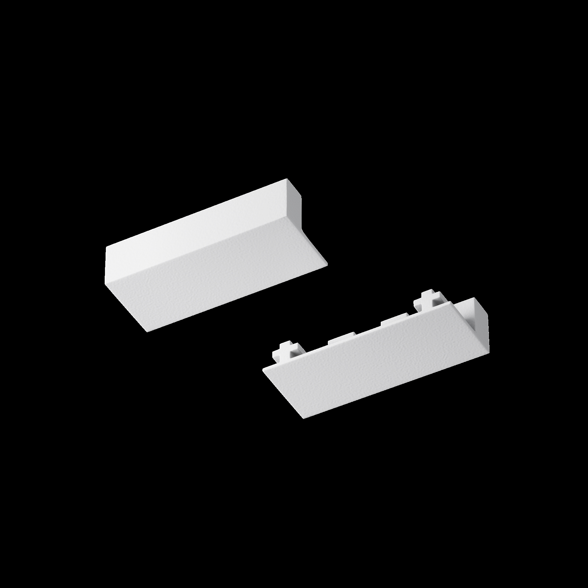 белый TRA084EC-111W Комплектующие для накладной трековой системы Technical TRA084EC-111W