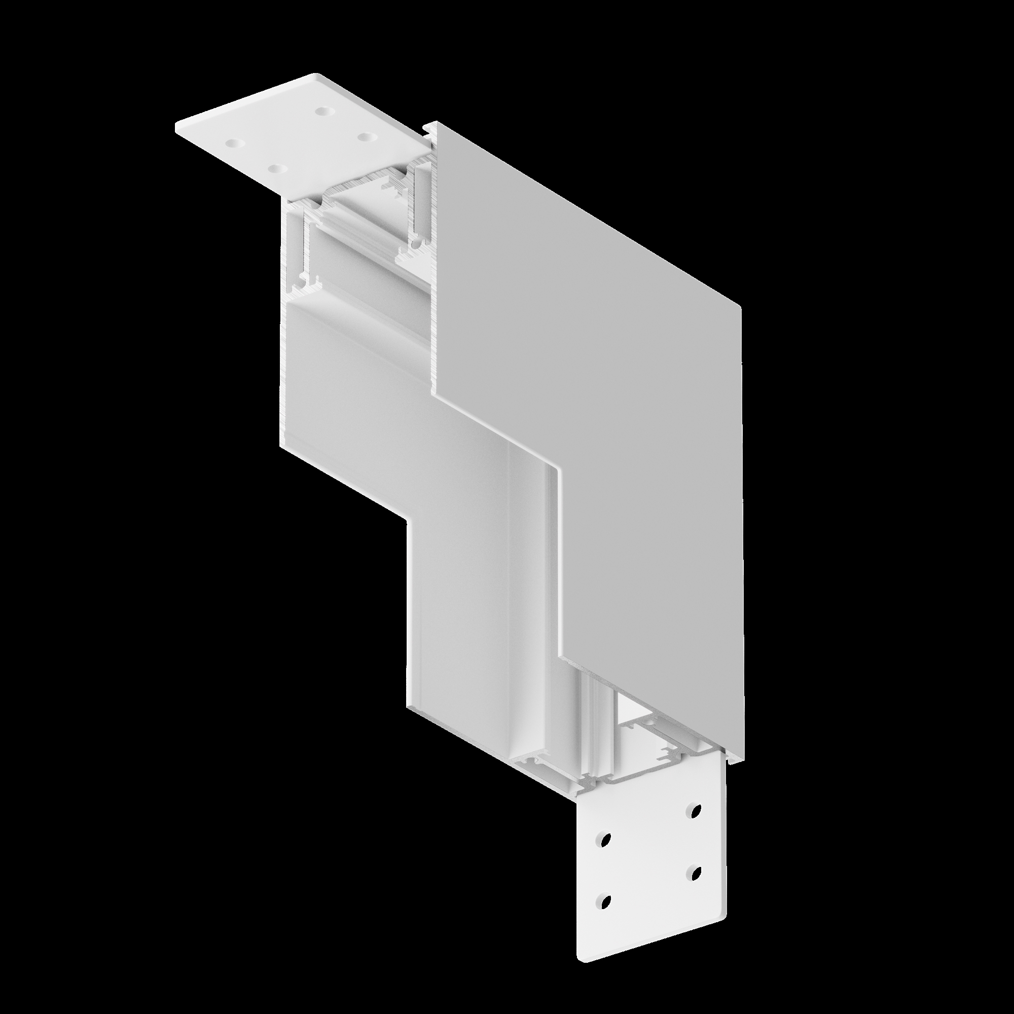 Коннектор угловой внутренний Gravity накладной белый Комплектующие для накладной трековой системы Technical TRX010ICL-21W — изображение 4