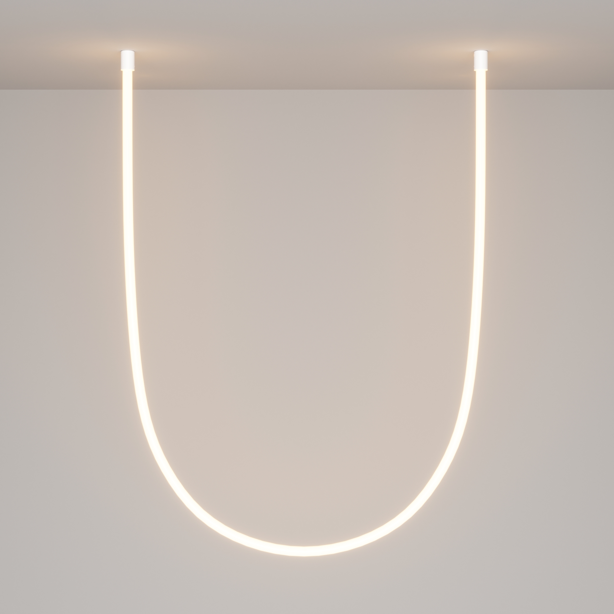 Набор для двухстороннего накладного монтажа Nemo D25 белый Комплектующие для гибкого неона Led Strip 20321 — изображение 2