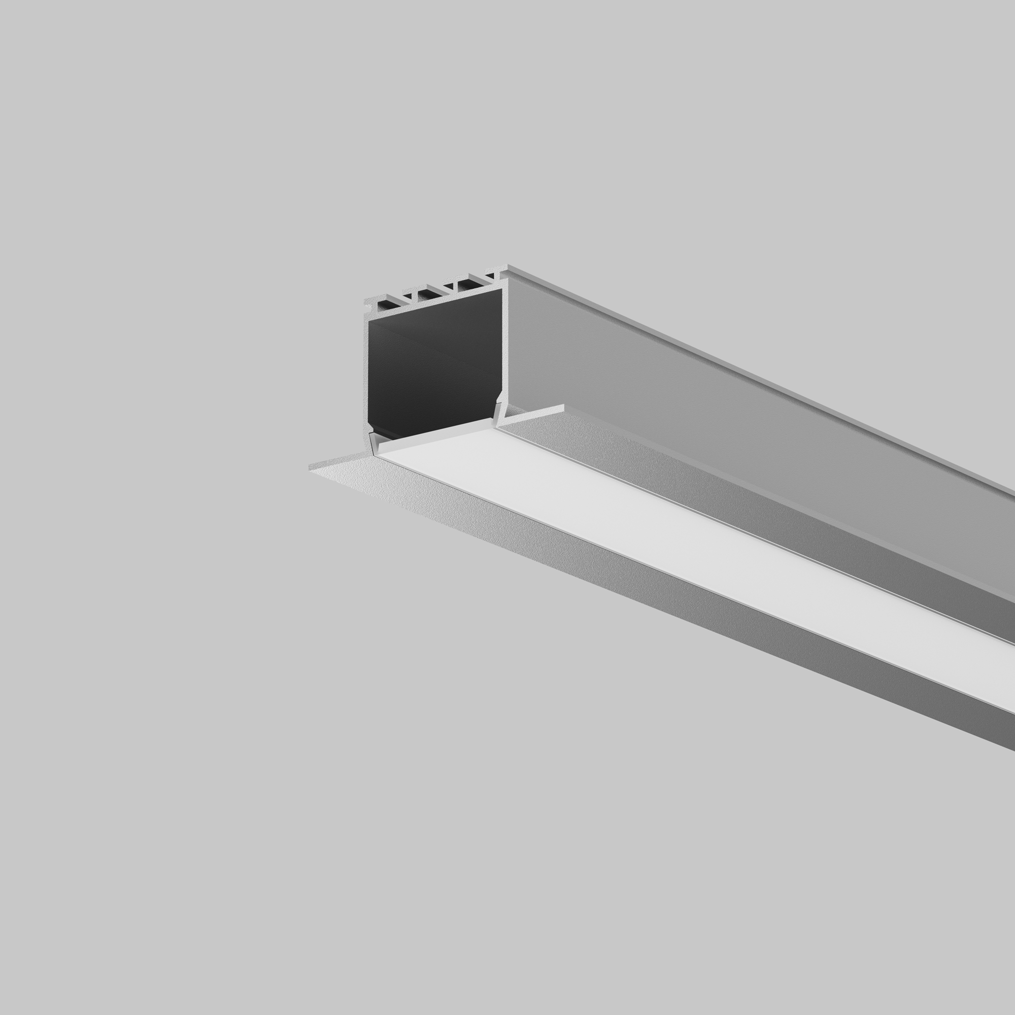 Алюминиевый профиль встраиваемый ALM-4625-S-2M Профиль Led Strip 632001 — изображение 4