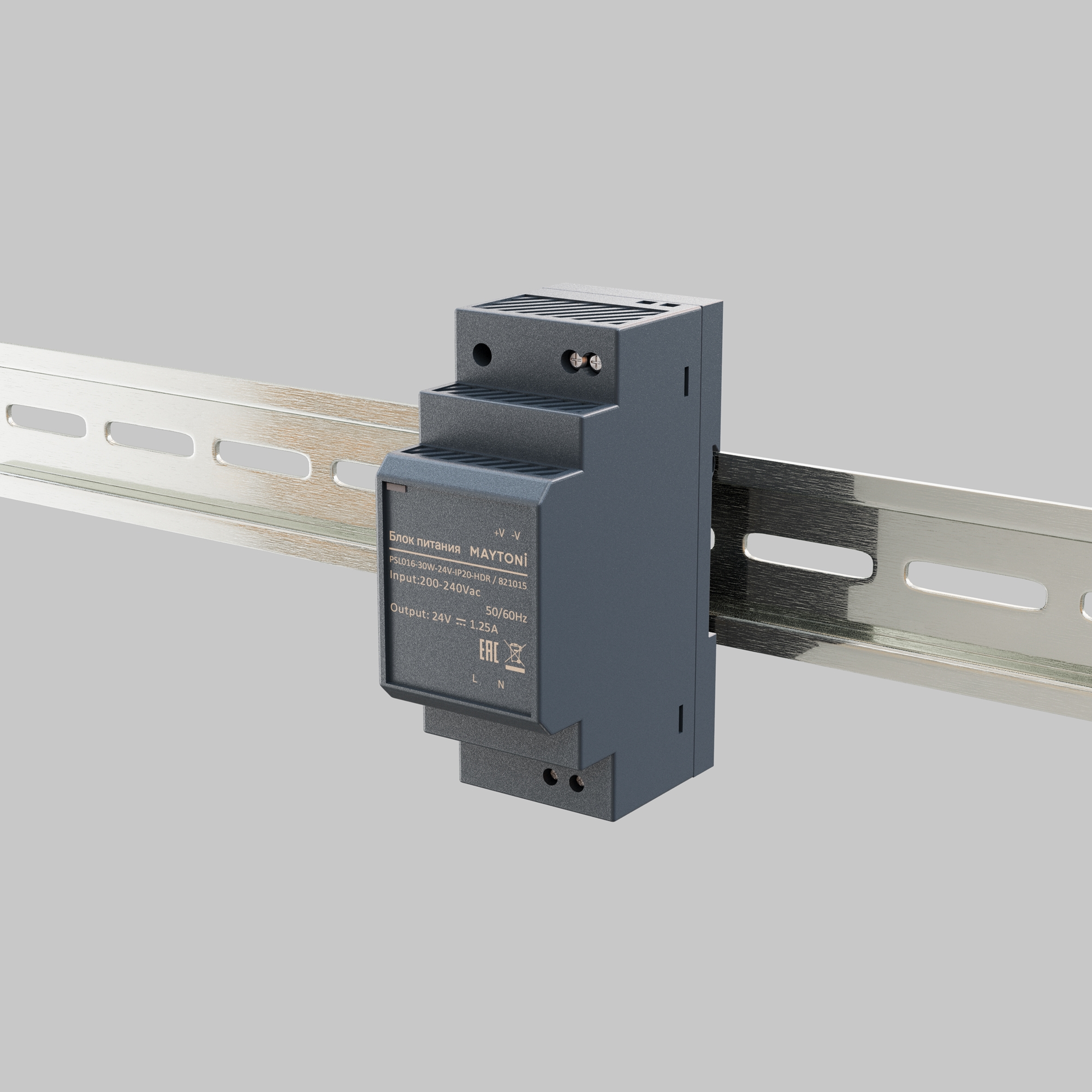 Источник напряжения PSL016 24В 30Вт IP 20 821015 Источник напряжения Led Strip 821015 — изображение 3