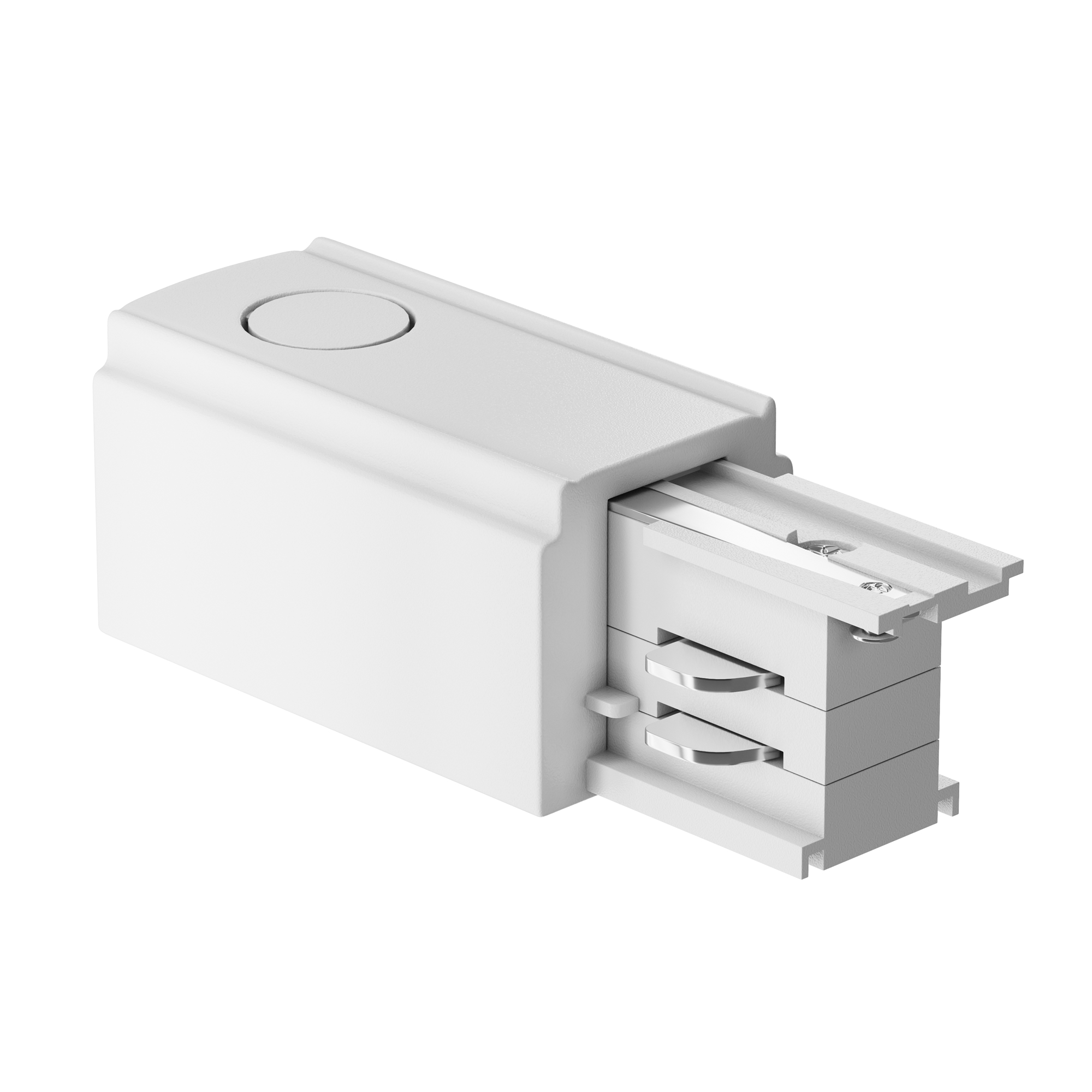 Ввод питания левый Trinity белый Комплектующие для систем освещения с токоведущими элементами Technical TRA005B-31W-L