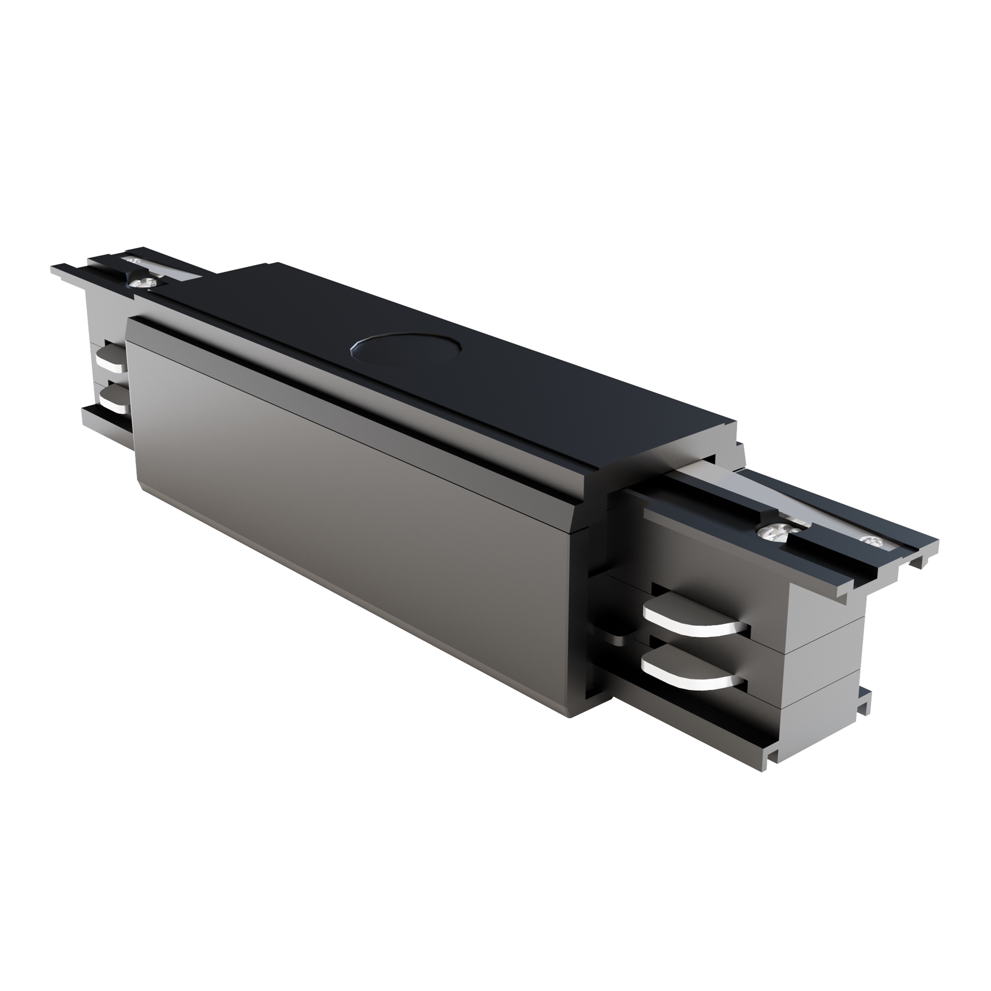 Коннектор прямой Trinity черный Комплектующие для систем освещения с токоведущими элементами Technical TRA005C-31B