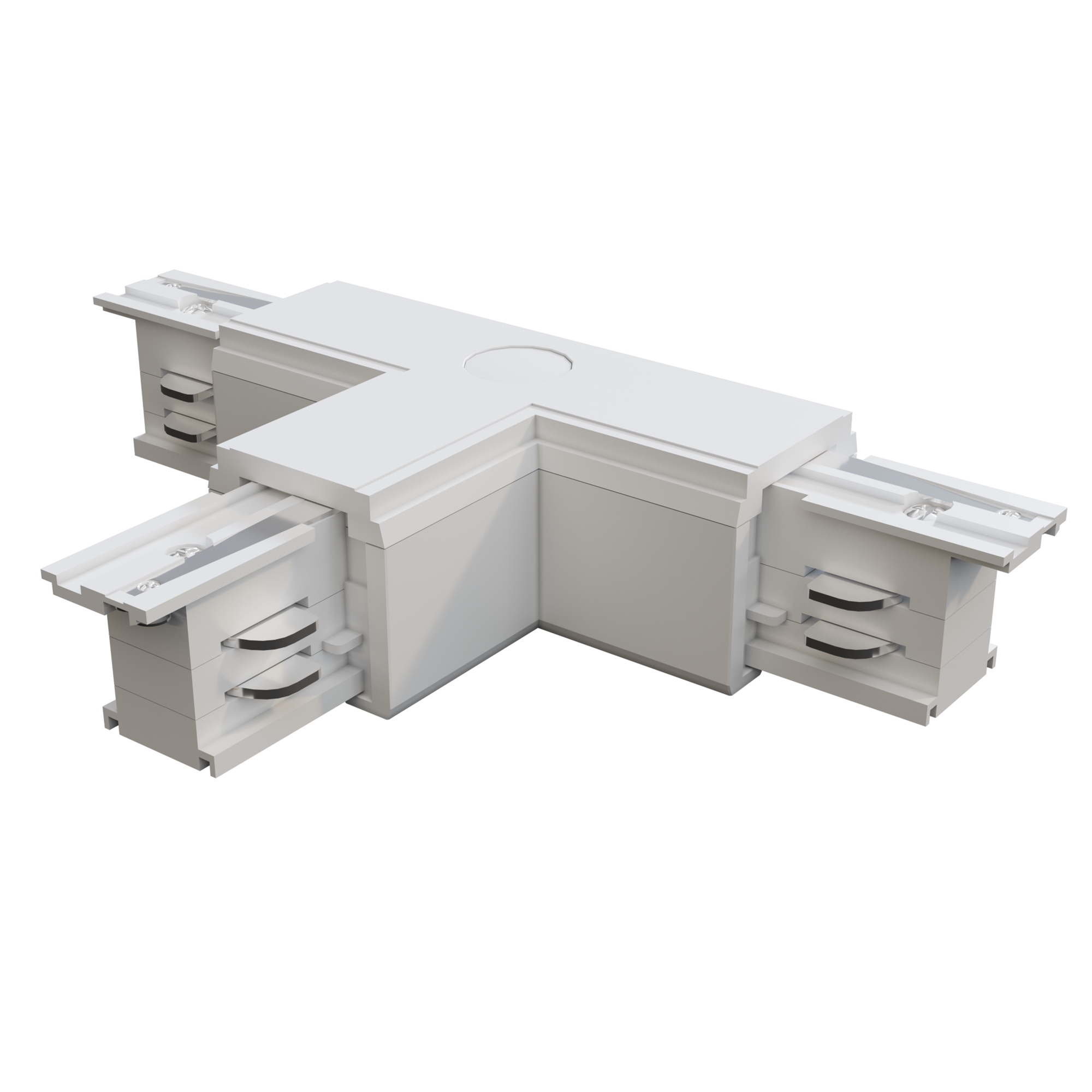 Коннектор Т-образный правый Trinity белый Комплектующие для систем освещения с токоведущими элементами Technical TRA005CT-31W-R