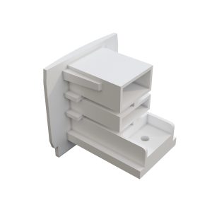 Заглушка торцевая Trinity белый