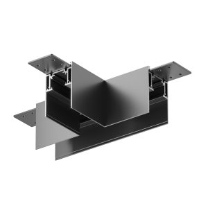 Коннектор Т-образный Gravity накладной черный Комплектующие для накладной трековой системы Technical TRA010CT-41B