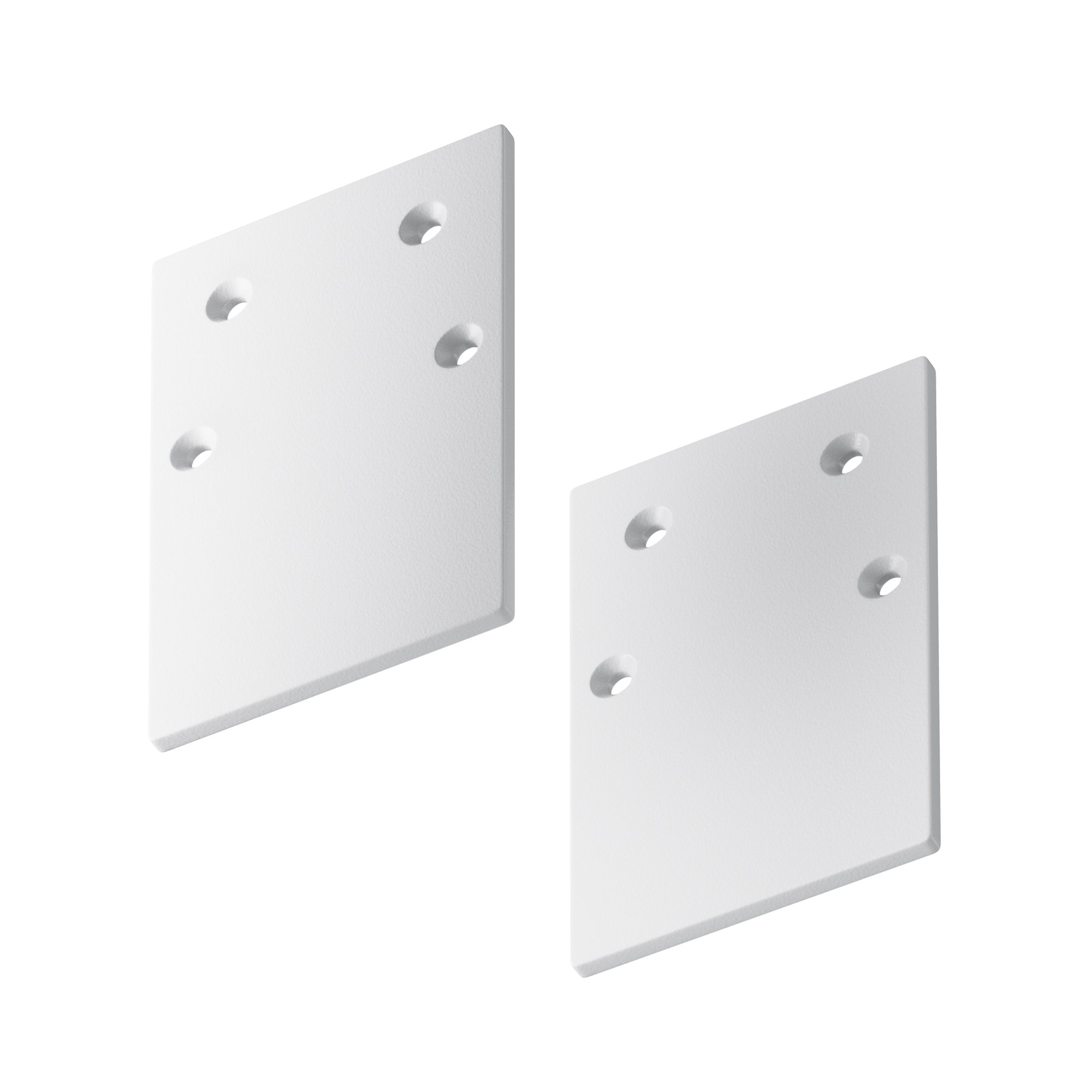 Заглушка торцевая 2шт Gravity накладной белый Комплектующие для накладной трековой системы Technical TRA010EC-41W