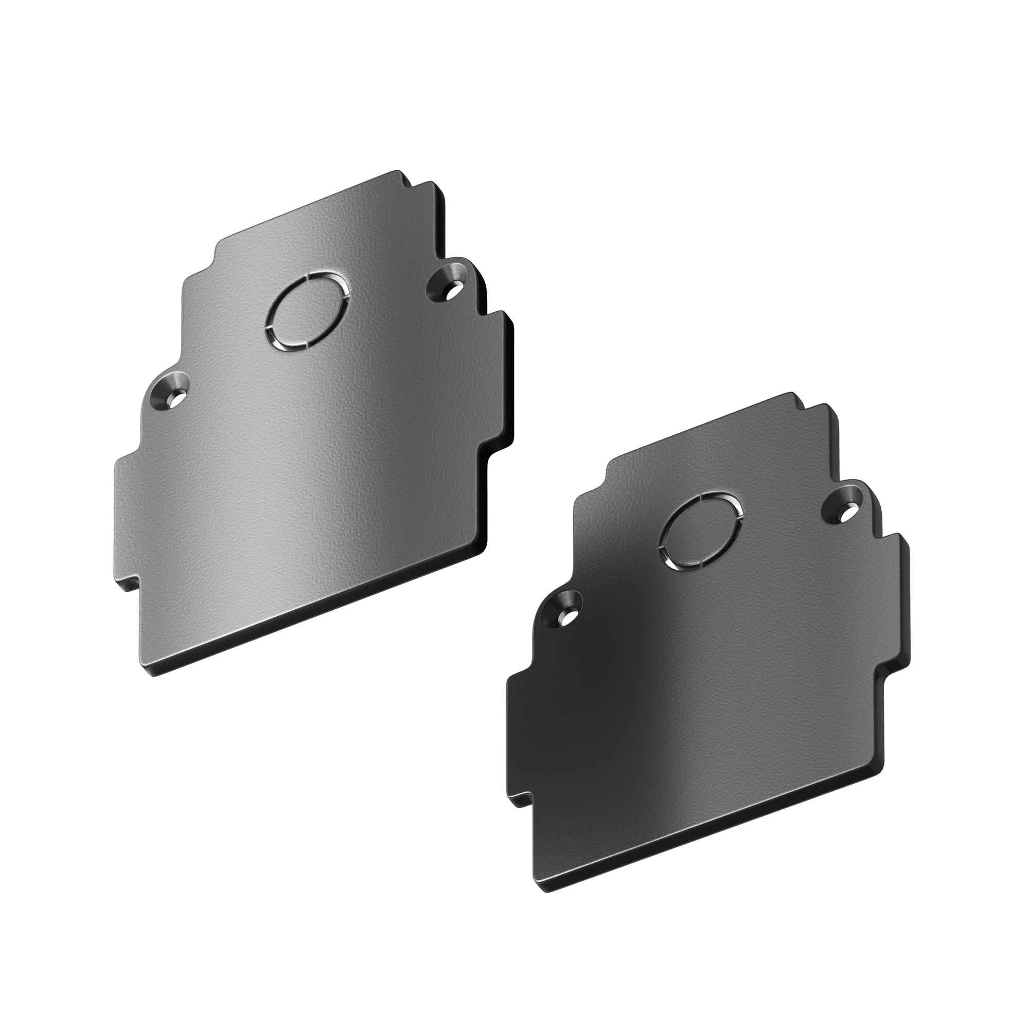 Заглушка торцевая 2шт Gravity встраиваемый черный Комплектующие для встраиваемой трековой системы Technical TRA010EC-42B