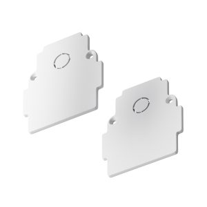 Заглушка торцевая 2шт Gravity встраиваемый белый Комплектующие для встраиваемой трековой системы Technical TRA010EC-42W