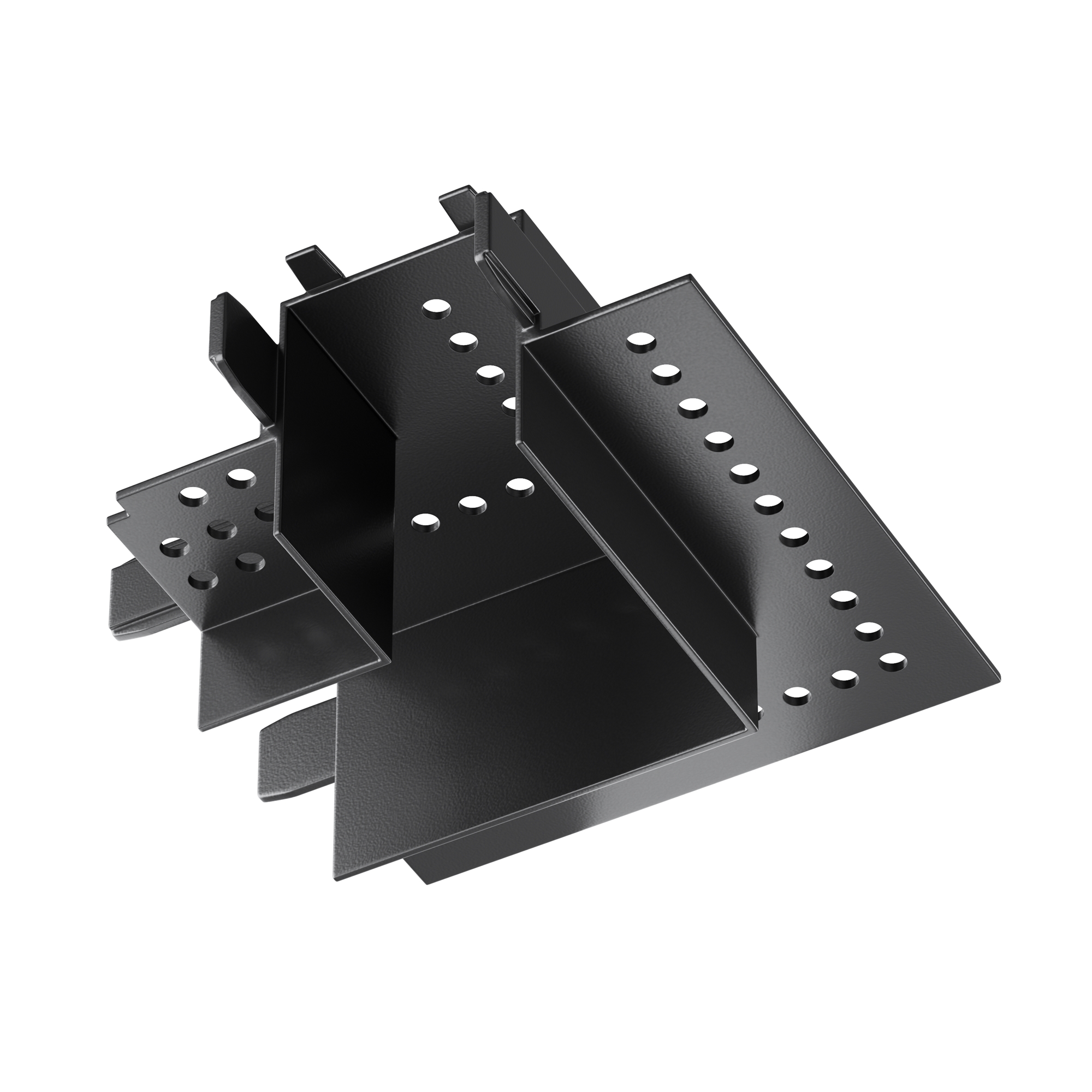 Коннектор угловой Radity встраиваемый черный Комплектующие для встраиваемой трековой системы Technical TRA084CL-12B