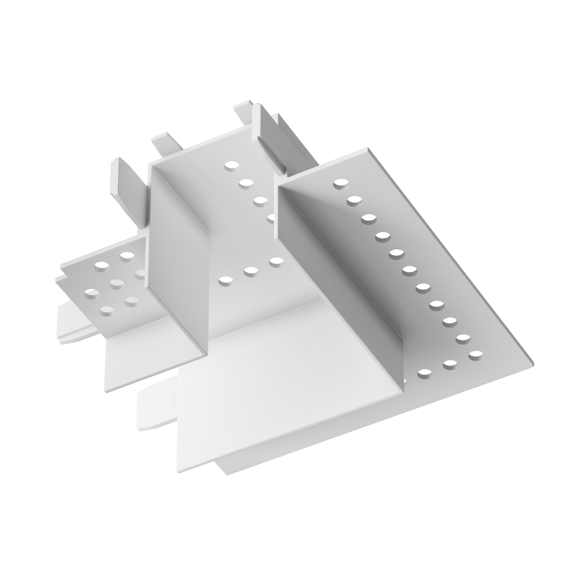 Коннектор угловой Radity встраиваемый белый Комплектующие для встраиваемой трековой системы Technical TRA084CL-12W