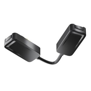 Коннектор питания угловой встраиваемый с проводом 6см Radity черный Комплектующие для систем освещения с токоведущими элементами Technical TRA084CPC-B-12