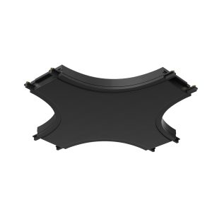 Коннектор питания X-образный Radity черный Комплектующие для систем освещения с токоведущими элементами Technical TRA084CX-11B