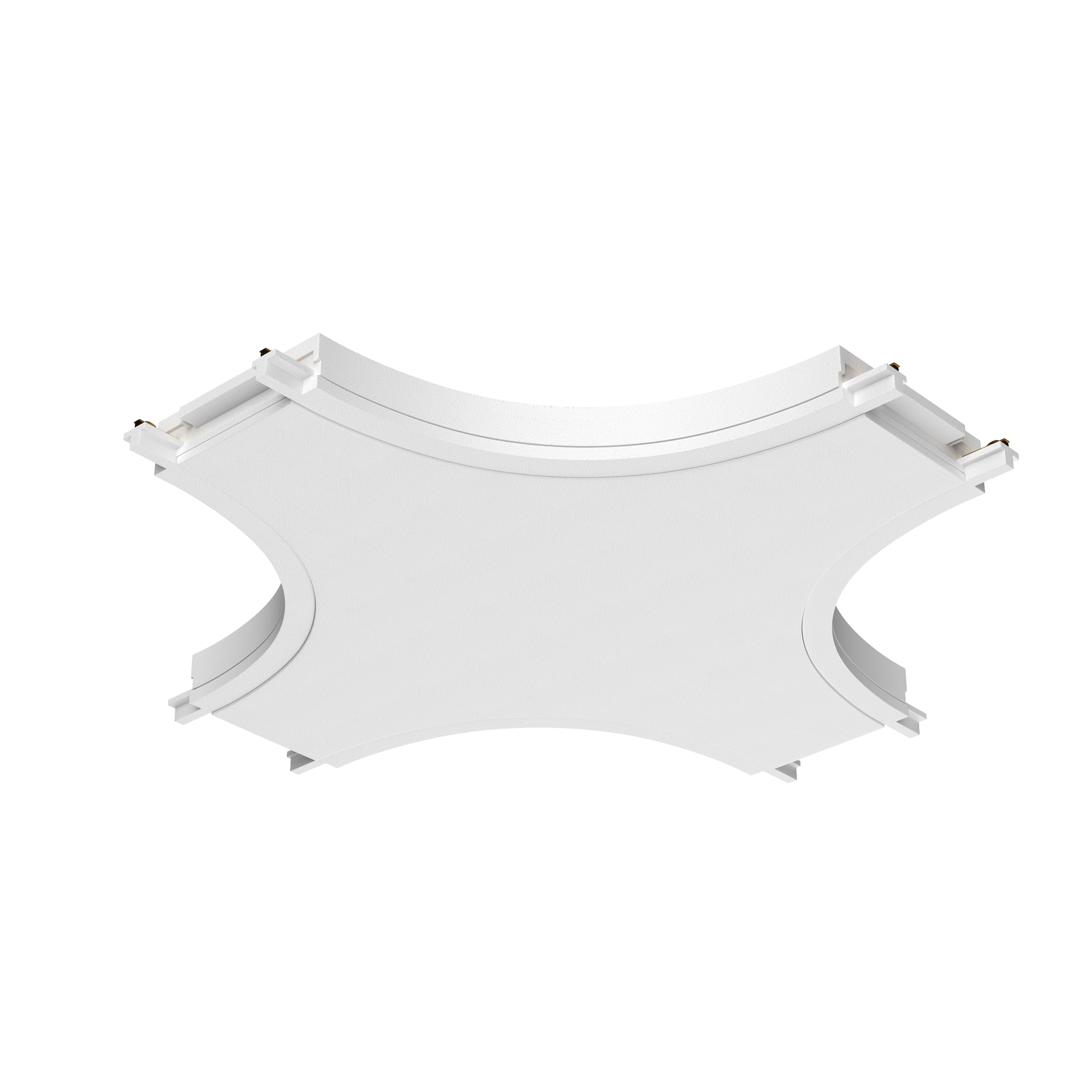 Коннектор питания X-образный Radity белый Комплектующие для систем освещения с токоведущими элементами Technical TRA084CX-11W