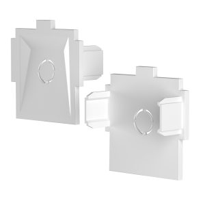 Комплект заглушек к встраиваемому шинопроводу Radity 2шт Комплектующие для встраиваемой трековой системы Technical TRA084EC-12W