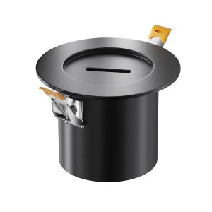 Потолочная чаша Parity встраиваемая с коннектором питания черная Комплектующие для систем освещения с токоведущими элементами Technical TRA130RSC-2B