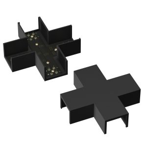 Коннектор питания X-образный Elasity Комплектующие для систем освещения с токоведущими элементами Technical TRA160CX-11B