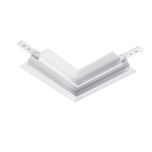 Коннектор угловой Exility для встраиваемого низкопрофильного шинопровода Комплектующие для трековой системы Technical TRAM034CL-42W