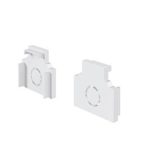 Заглушки для встраиваемого низкопрофильного шинопровода Exility 2шт. Комплектующие для трековой системы Technical TRAM034EC-42W