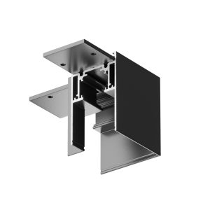 Угловой коннектор Gravity накладной черный Комплектующие для накладной трековой системы Technical TRX010CL-21B