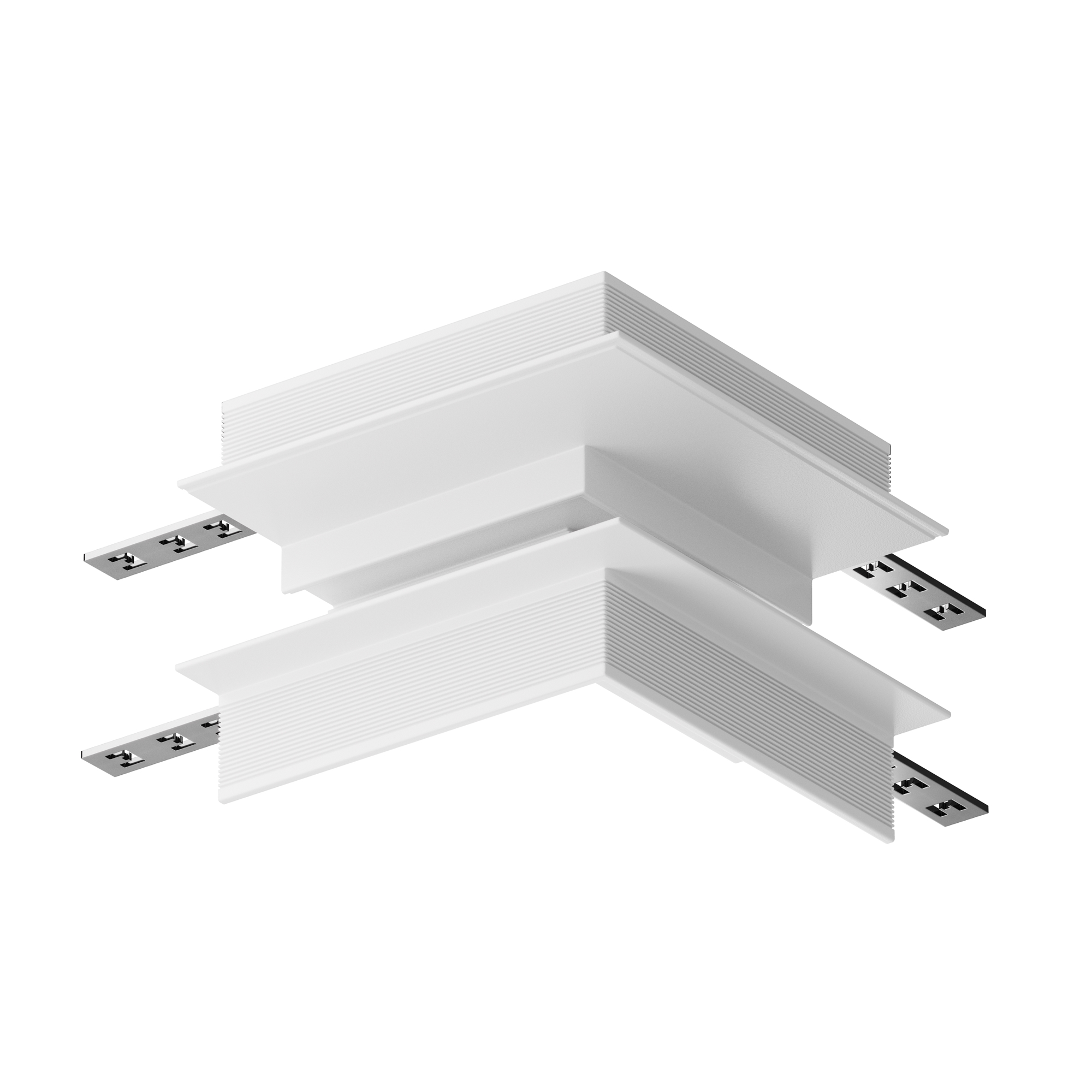 Коннектор угловой внешний Gravity встраиваемый белый Комплектующие для встраиваемой трековой системы Technical TRX010OCL-22W