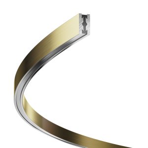 Шинопровод круглый из полукругов 1800мм Flarity латунь Шинопровод накладной/подвесной Technical TRX154-2SR-D1800-BS