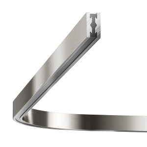 Радиусный коннектор для шинопровода Flarity платина Комплектующие для систем освещения с токоведущими элементами Technical TRX154-RC80-PT