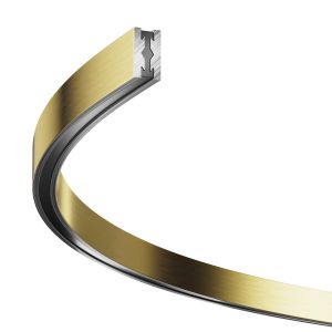 Шинопровод полукруг 800 мм Flarity латунь Шинопровод накладной/подвесной Technical TRX154-SR-D800-BS