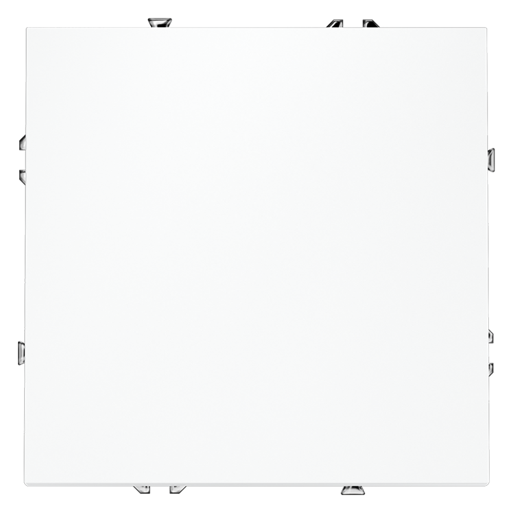 Перекрестный переключатель встраиваемый VOLTUM S70 одноклавишный 10А, (белый матовый) — изображение 2