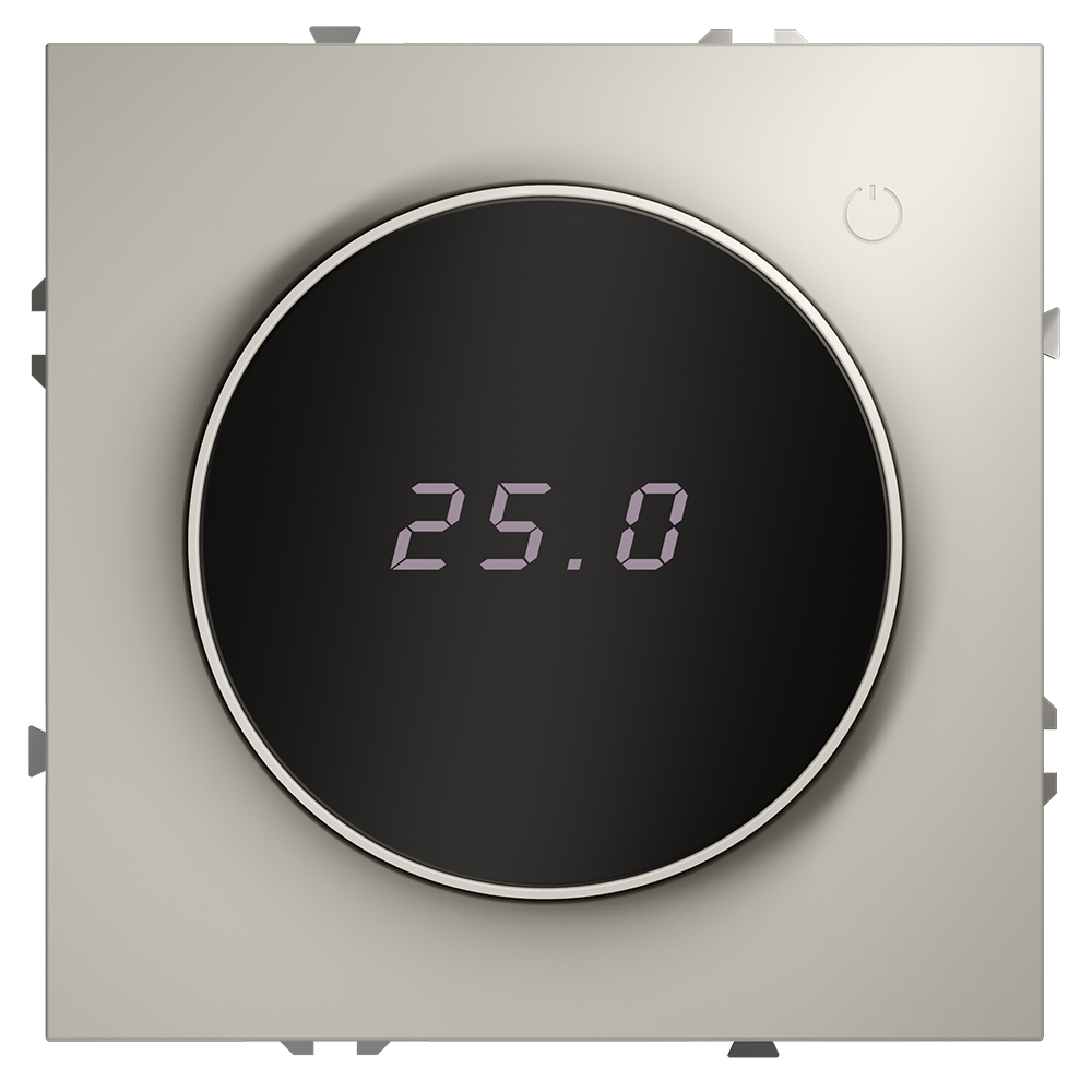 Терморегулятор электронный VOLTUM S70 с индикацией и датчиком, для теплого пола, (кашемир) — изображение 2
