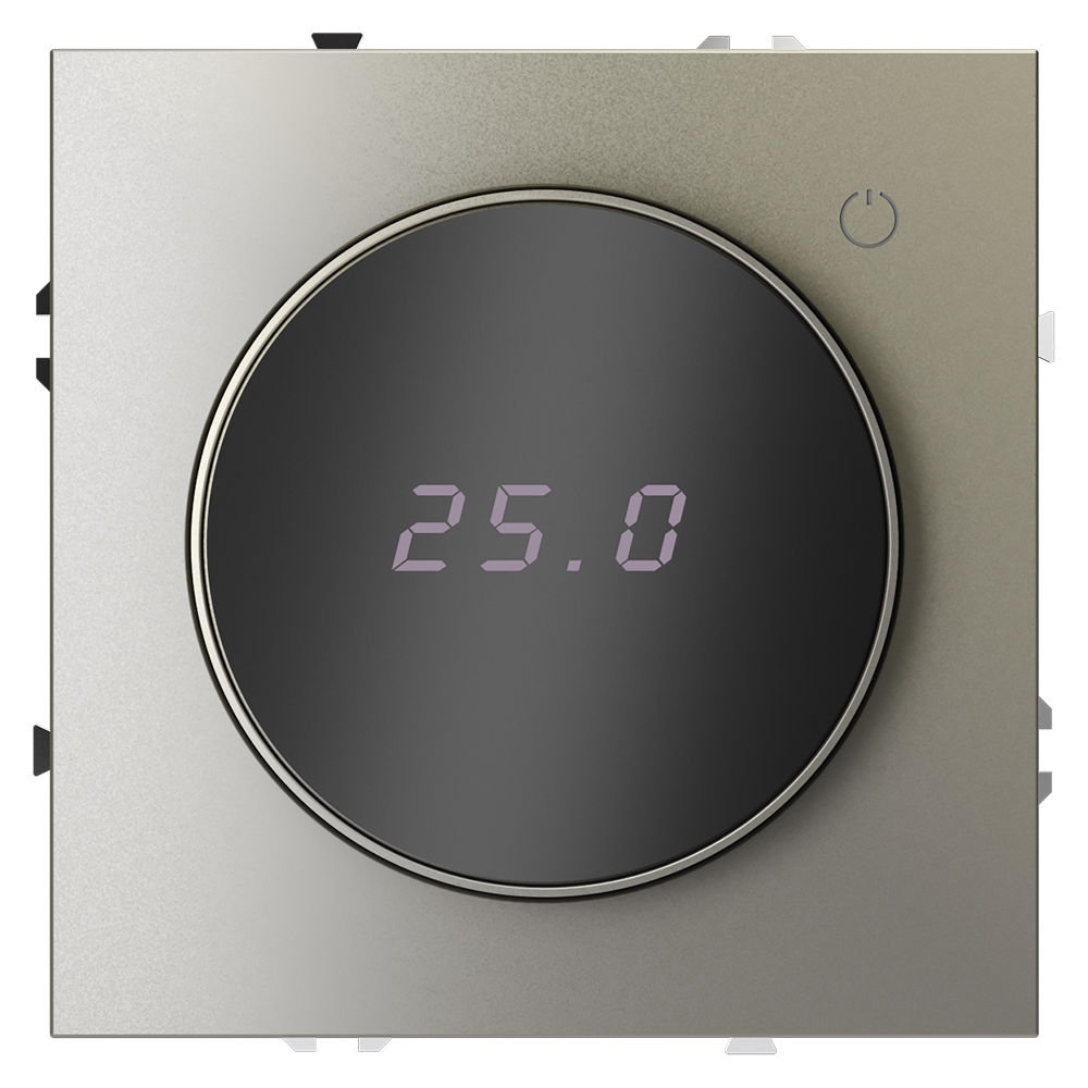 Терморегулятор электронный VOLTUM S70 с индикацией и датчиком, для теплого пола, (шелк) — изображение 2