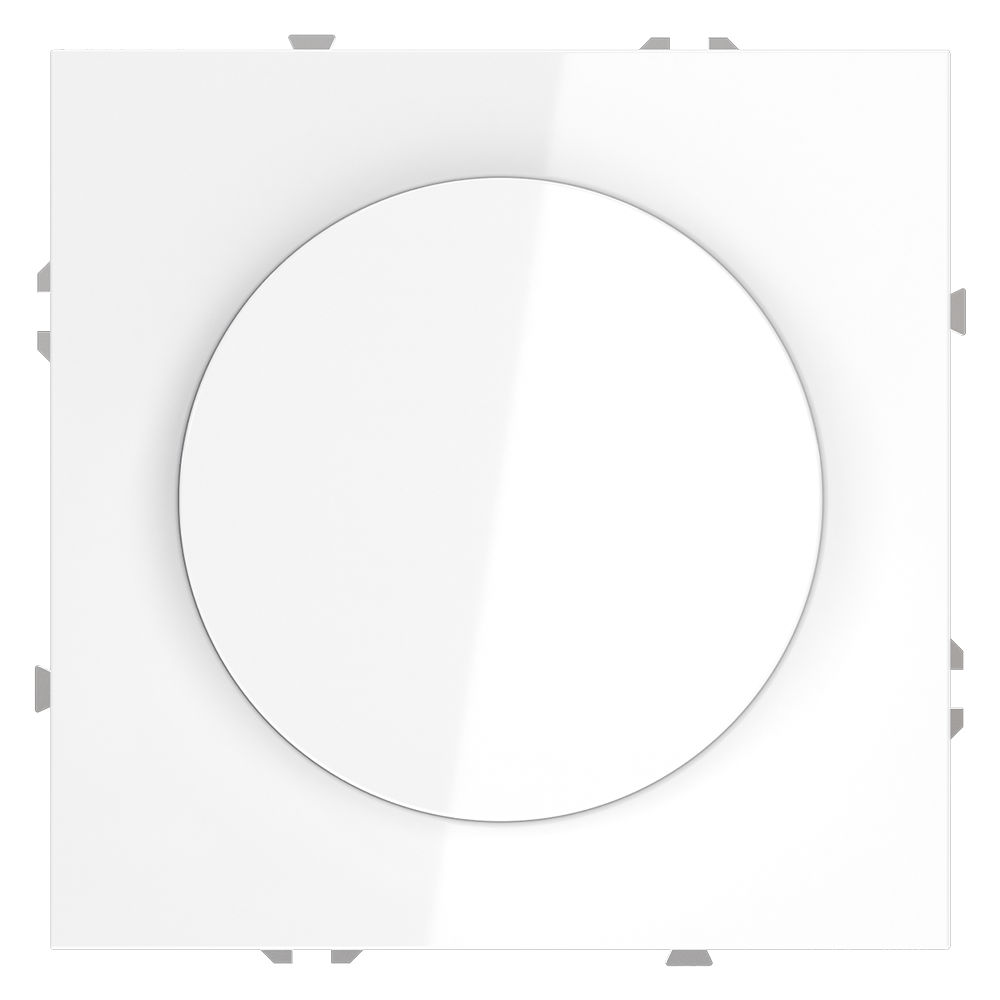 Светорегулятор встраиваемый VOLTUM S70 поворотно-нажимной 600 Вт, (белый глянцевый) — изображение 2