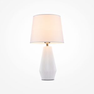 Настольный светильник Calvin Table E27х1 60Вт Настольный светильник Maytoni Z181-TL-01-W
