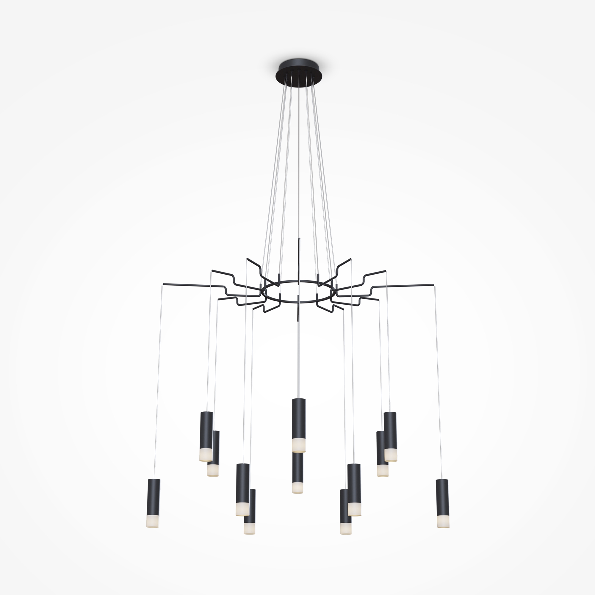 Подвесной светильник Davida G9х12 Подвесной светильник Maytoni MOD035PL-12B — изображение 3