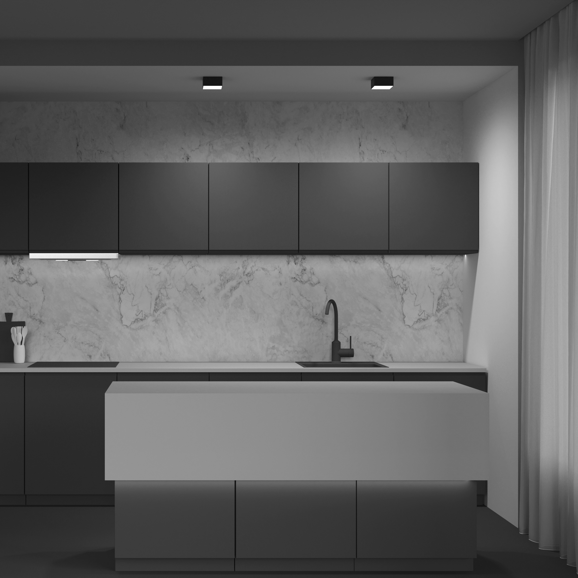 Потолочный светильник Zon 4000K 1x12Вт 120° Потолочный светильник Technical C067CL-L12B4K — изображение 4