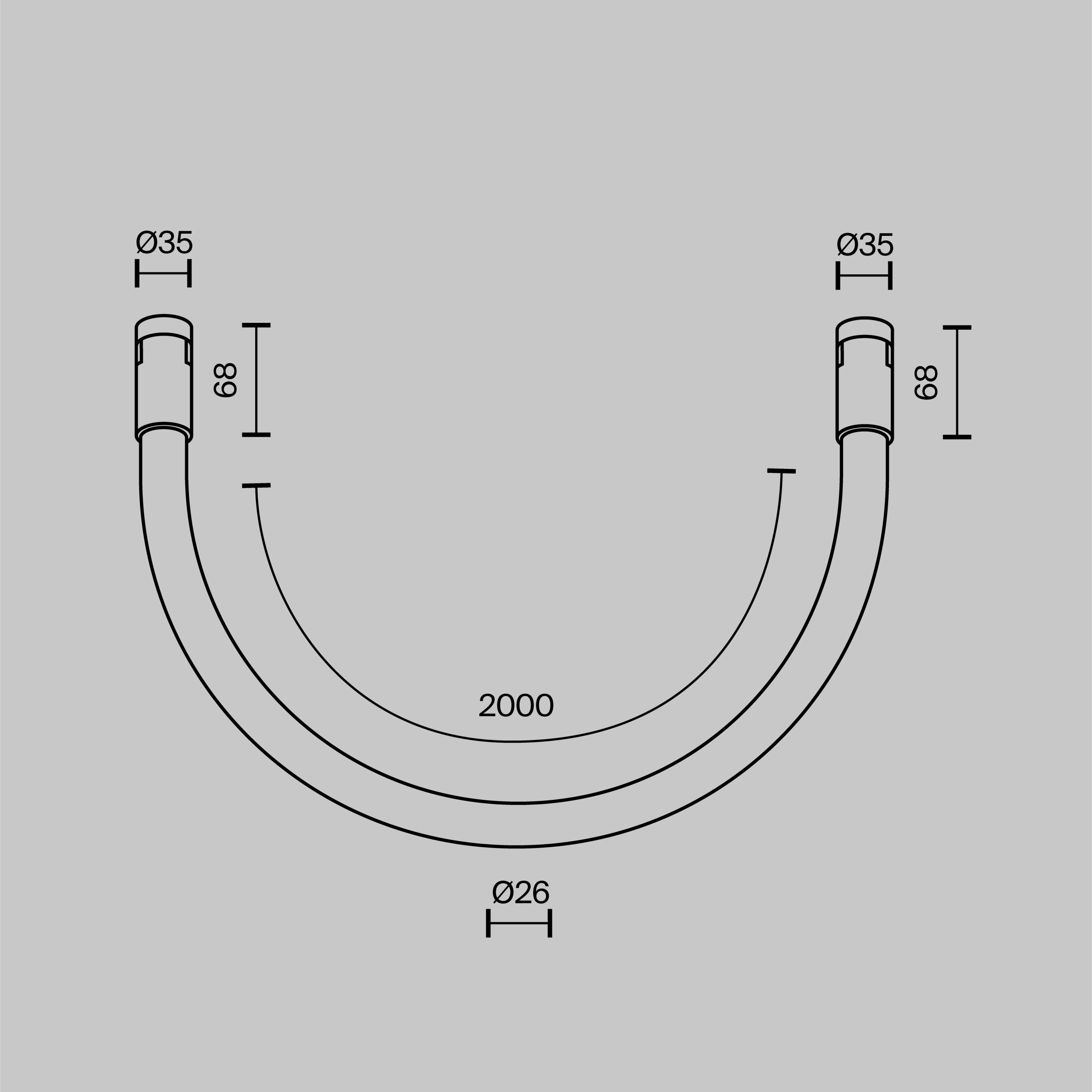 Трековый светильник Tau Flarity 3000K 27Вт 360° Трековый светильник Technical TR154-1-27W3K-BS — изображение 2