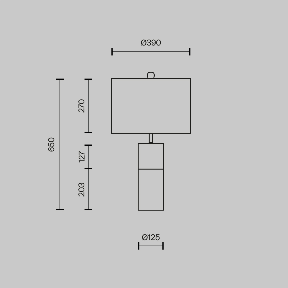 Настольный светильник Bianco E27х1 60Вт Настольный светильник Maytoni Z030TL-01BS — изображение 4