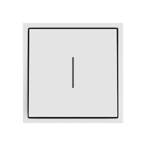 Одноклавишный проходной переключатель с LED-подсветкой
