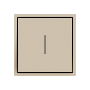 Одноклавишный проходной переключатель с LED-подсветкой