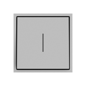 Одноклавишный проходной переключатель с LED-подсветкой