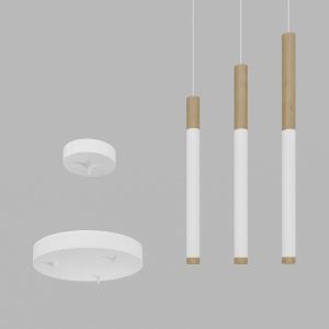 Подвесной (накладной) светодиодный светильник Ledron SAGITONY R3 T40 Wooden 300 White NO DIM