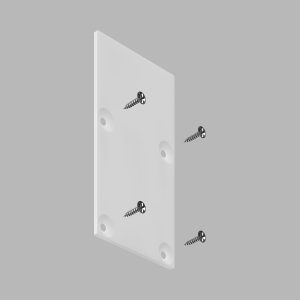 Заглушка для накладного профиля 13306-Z White