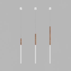 Подвесной светодиодный светильник Ledron HL012 Wooden 300 White