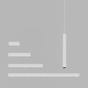 Подвесной светодиодный светильник Ledron SAGITONY E5 T40 White-Black 4000K