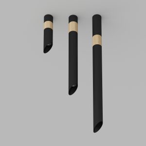 Накладной светодиодный светильник Ledron SLC78008-7W-80 Wooden Black