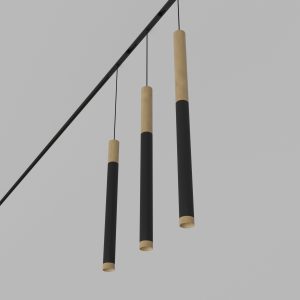 Светодиодный светильник для магнитной системы Ledron Sagi T40 Wooden 300 Zigbee Black 4000K