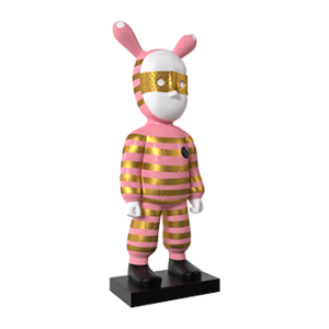 Дизайнерская статуэтка Бандит Pink