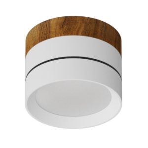 Накладной светодиодный светильник Ledron BARREL Wooden White