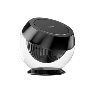Кнопка на стеклянном держателе Crystal Smart Knob Black